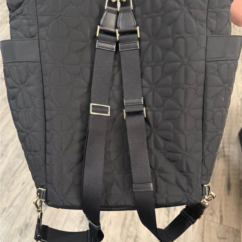 Black Quilted Women's Bag - Picture 5 of 8